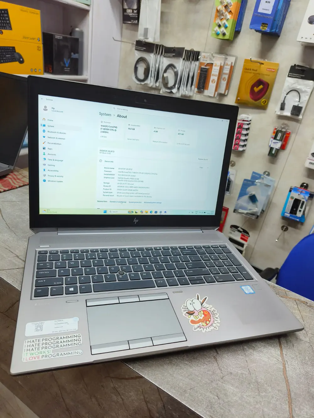 HP zbook 15 g6 Workstation Laptop